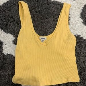 Cropped tank top from garage